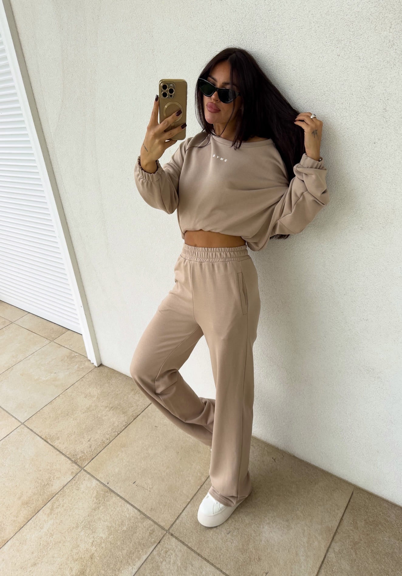 Beige Sydney Tracksuit Set