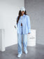 MIA Oversized Shirt – Blue Stripes