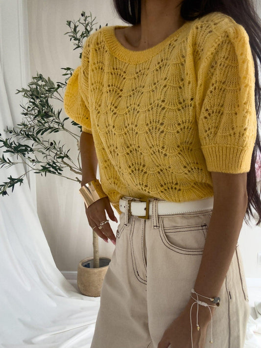 Yellow Serena Jumper