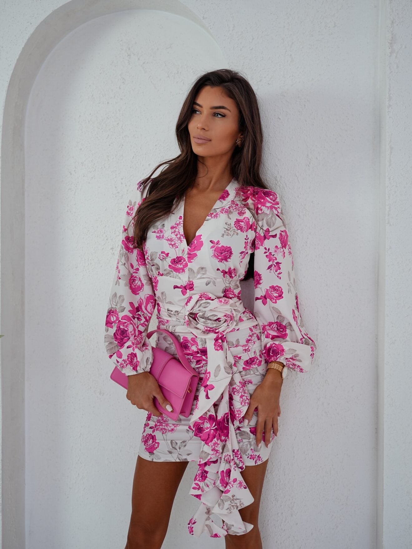 Rose Dress - White