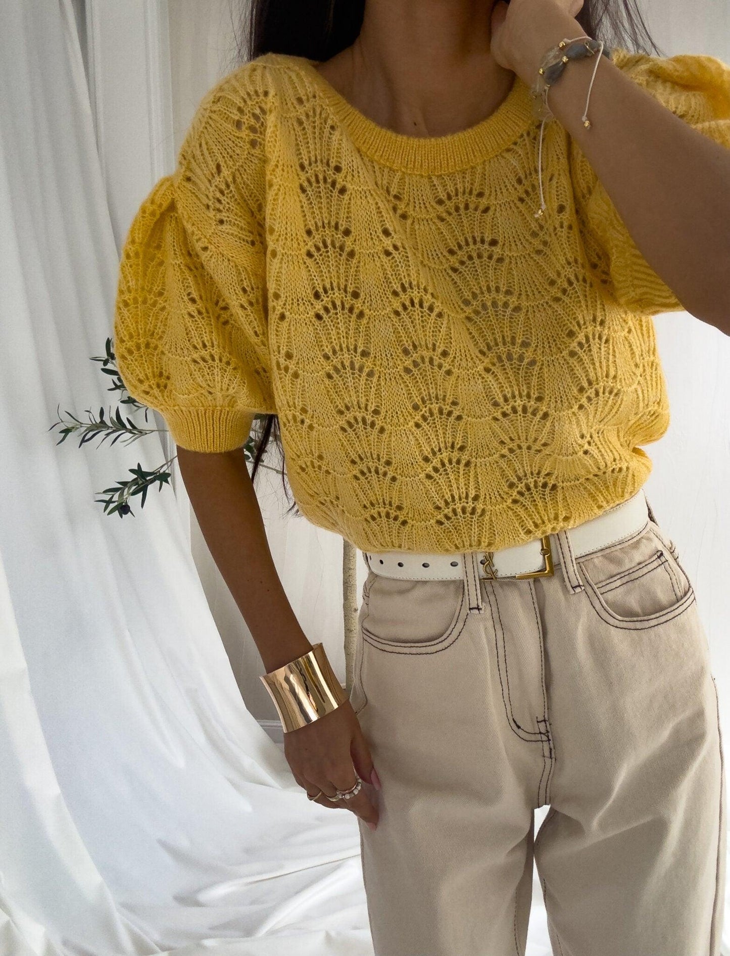 Yellow Serena Jumper