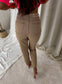 Dark Beige Mom Fit Jeans