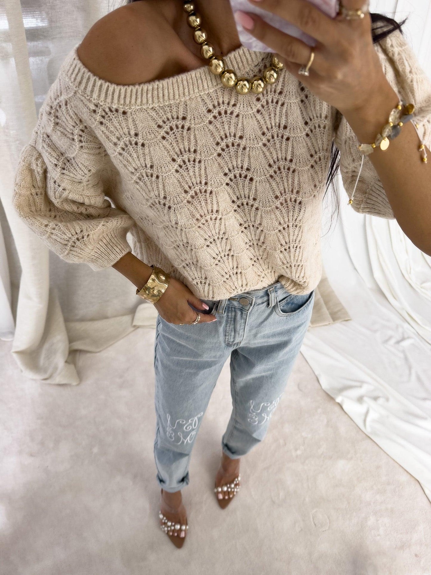 Beige Serena Jumper