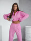 Chillout Tracksuit Set - Pink