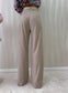 Beige Simple trousers