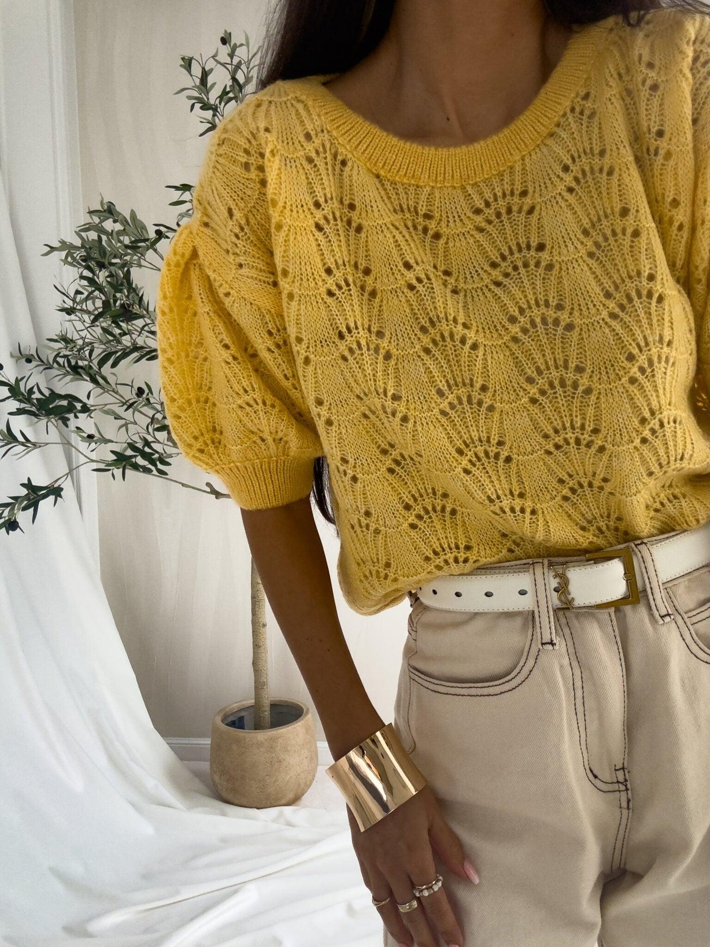 Yellow Serena Jumper