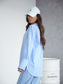 MIA Oversized Shirt – Blue Stripes