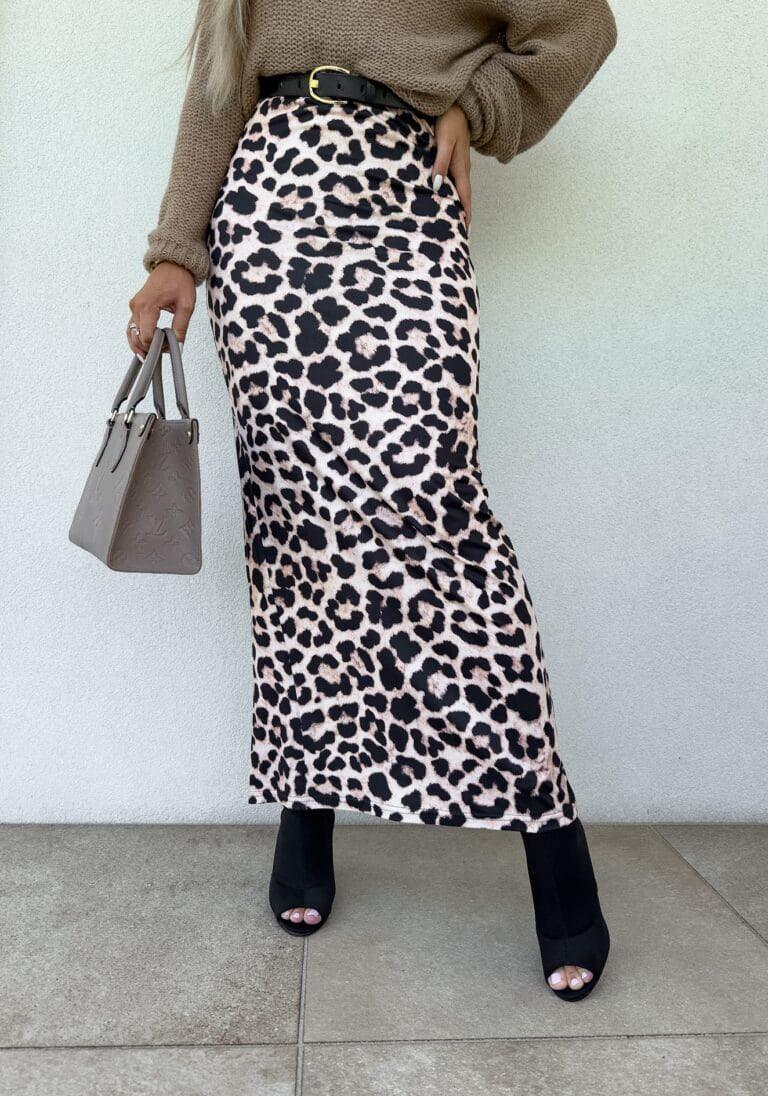 Cheetah beige Vogue skirt