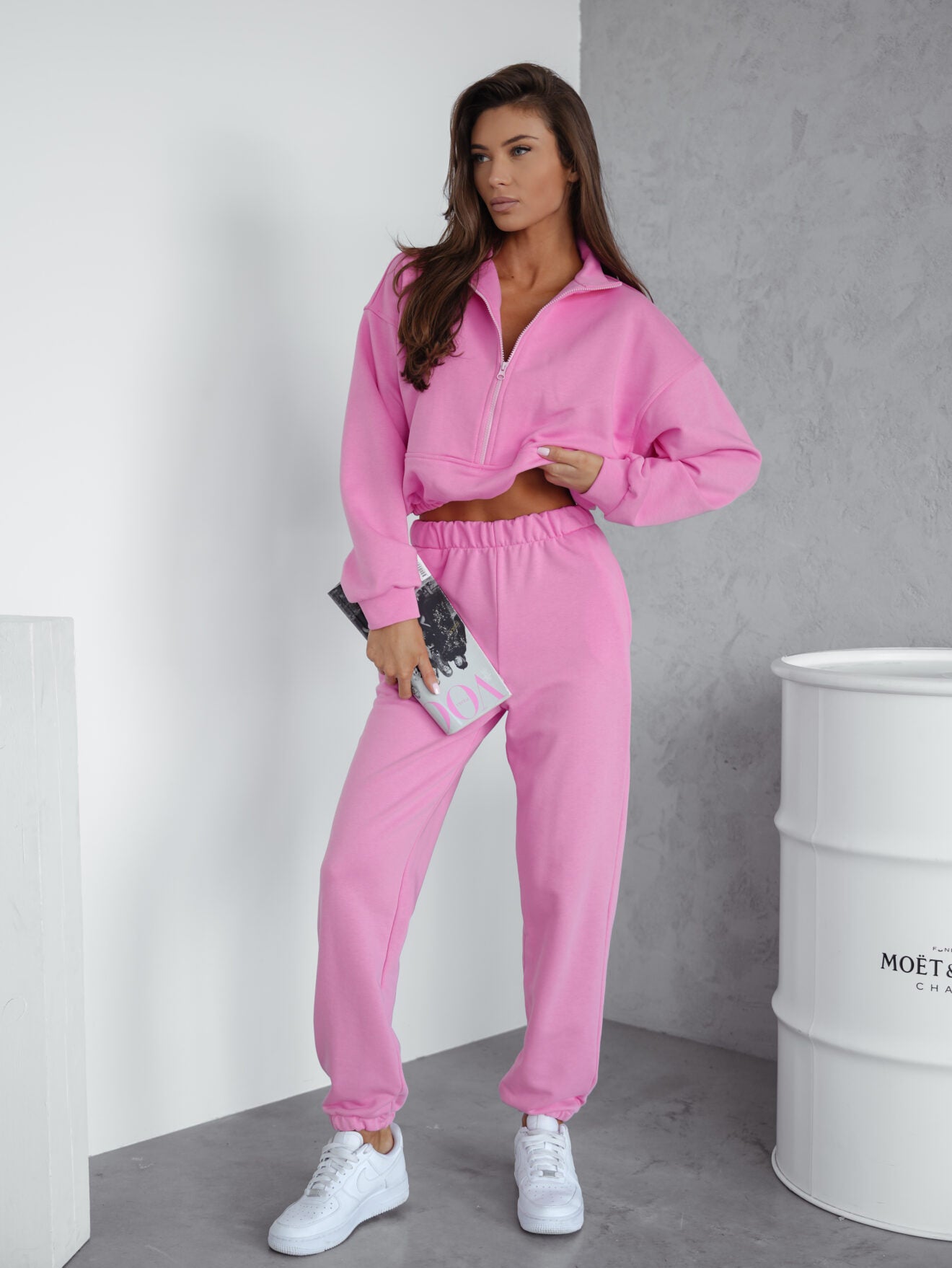 Chillout Tracksuit Set - Pink