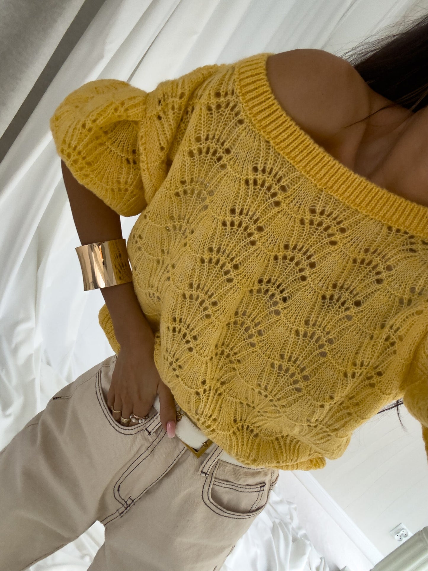 Yellow Serena Jumper