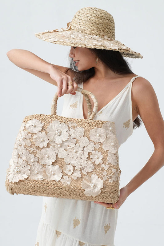 Lea Woven Tote Basket