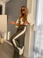 Khaki Elite Stripe Trousers