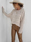 Beige Cable Knit Jumper