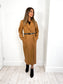 LONG BELTED CAMEL COAT