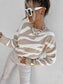 Beige Zebra Print Jumper