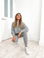 GREY KNIT JUMPER AND JOGGER CO-ORD SET